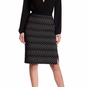 French Metro Knit Suit Skirt Yoana Baraschi